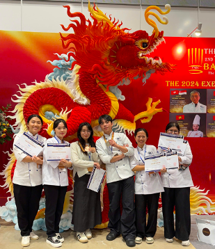 Sinh viên Ngành Khoa học Chế biến món ăn đạt giải cao tại cuộc thi “The 2nd VietNam Bakery Cup 2024”