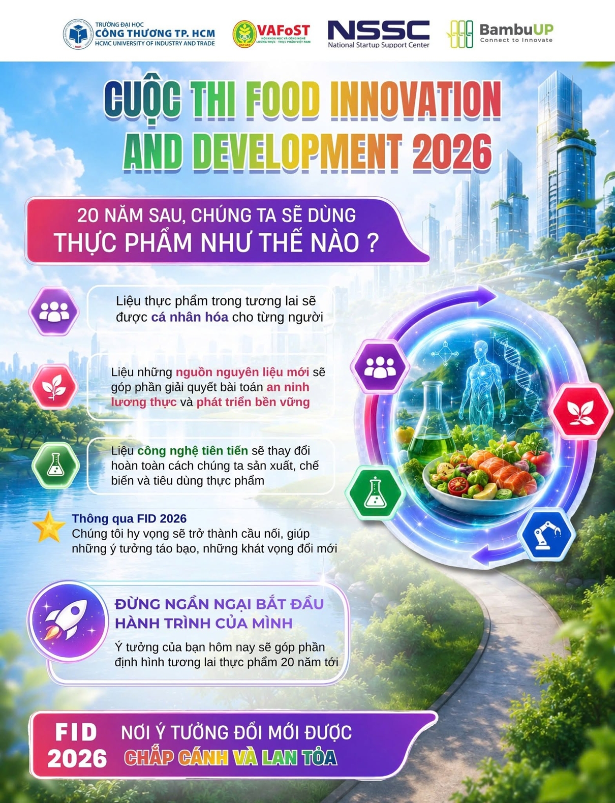 Khởi động cuộc thi “Food Innovation and Development 2026”: Hiện đại hóa chuỗi giá trị thực phẩm Việt Nam