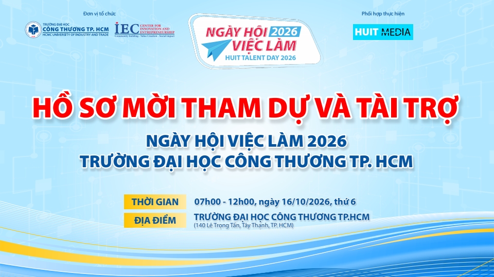Thông báo tổ chức Ngày hội việc làm - HUIT Talent Day 2026