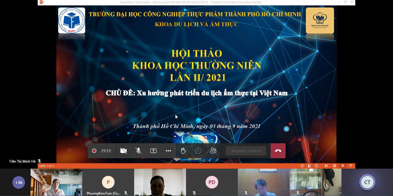 Hội thảo khoa học cấp khoa lần II năm 2021