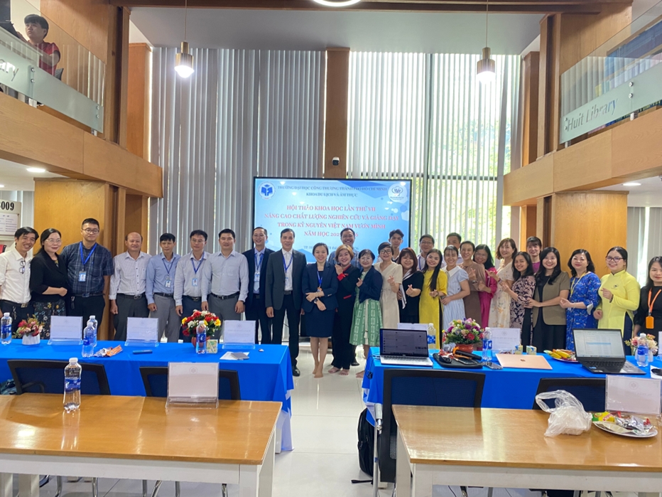 Khoa Du lịch và Ẩm thực tổ chức thành công Hội thảo khoa học cấp khoa Lần thứ VII, năm học 2025–2026